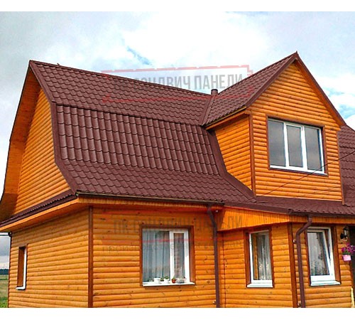 Металлочерепица классик плюс RAL3009 Satin-0.5