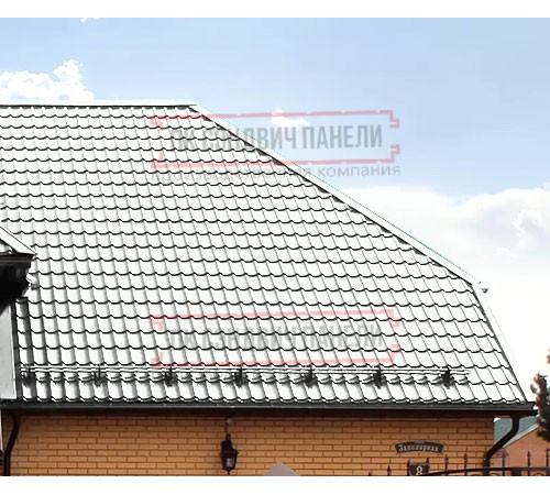 Металлочерепица Классик RAL9003 Полиэстер-0,4