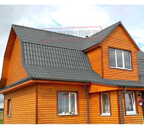 Металлочерепица классик плюс RAL7005 Полиэстер-0.45