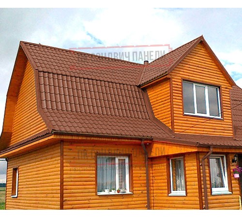 Металлочерепица классик плюс RAL8004 Satin-0.5