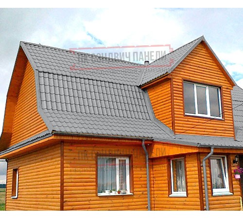 Металлочерепица классик плюс RAL7004 Полиэстер-0.45