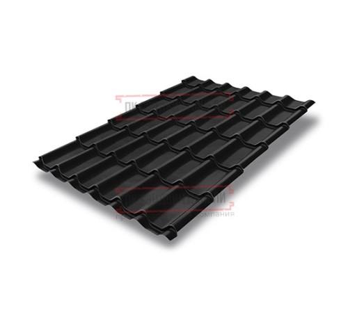 Металлочерепица Классик RAL9005 Rooftop Matte-0,5