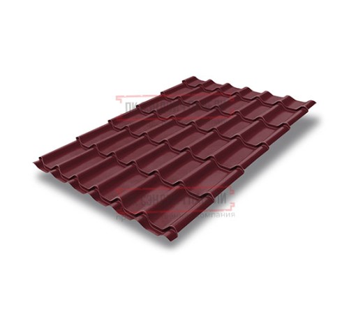 Металлочерепица Классик RAL3005 Drap-0,45