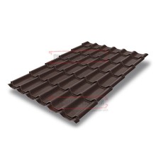 Металлочерепица классик плюс RAL8017 Quarzit-0.5