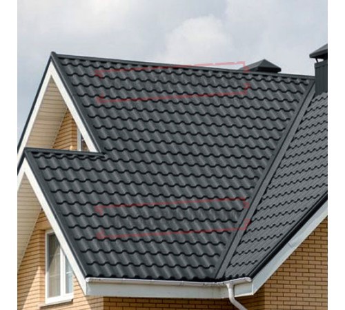 Металлочерепица Кредо RR2Н3 GreenСoat Pural Matt-0,5