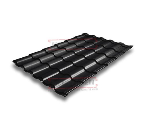 Металлочерепица Кредо RAL9005 PurLite Мatt-0,5