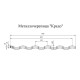 Металлочерепица Кредо RAL3011 Полиэстер-0,45
