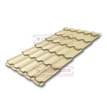 Металлочерепица Квинта плюс RAL1014 Полиэстер-0.45