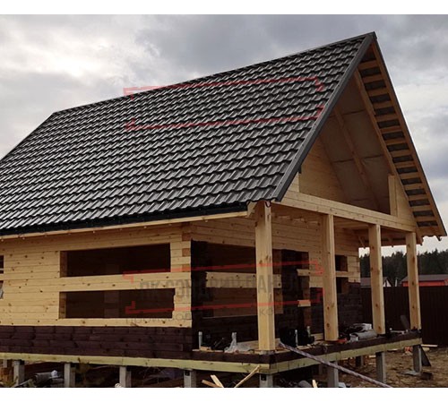 Металлочерепица Квинта плюс RR32 Quarzit lite-0.5