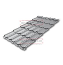 Металлочерепица Квинта плюс RAL7004 Полиэстер-0.45