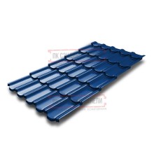 Металлочерепица Квинта плюс 3D RAL5005 Satin-0,5