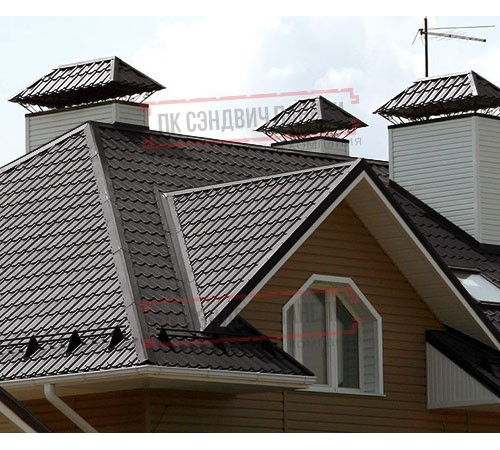 Металлочерепица Макси RR32 PURMAN-0.5