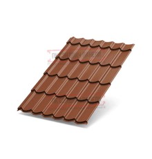 Металлочерепица Макси RAL8004 Viking E-0.5