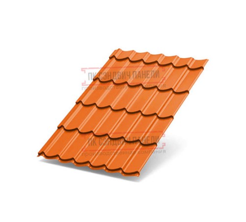 Металлочерепица Ламонтерра XL RAL2004 Полиэстер-0.5