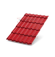 Металлочерепица Ламонтерра XL RAL3020 Полиэстер-0.45