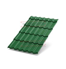 Металлочерепица Макси RAL6002 Полиэстер-0.5