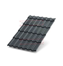 Металлочерепица Макси RAL7024 Norman-0.5