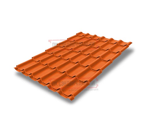 Металлочерепица Модерн RAL2004 Полиэстер-0,45