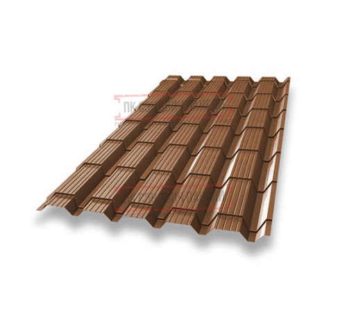 Металлочерепица Монкатта Cuprum Steel Quarzit-0,5