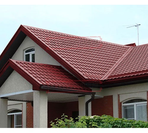 Металлочерепица Монкатта RAL3011 Полиэстер-0,45