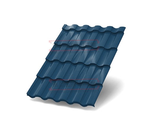 Металлочерепица Монтекристо-M RR35 PURETAN-0.5