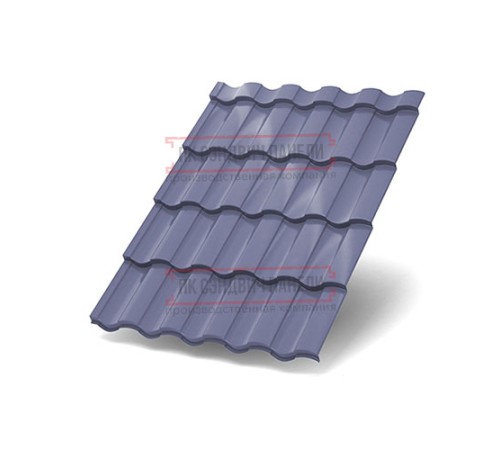 Металлочерепица Монтекристо-X Galmei PURMAN-0.5