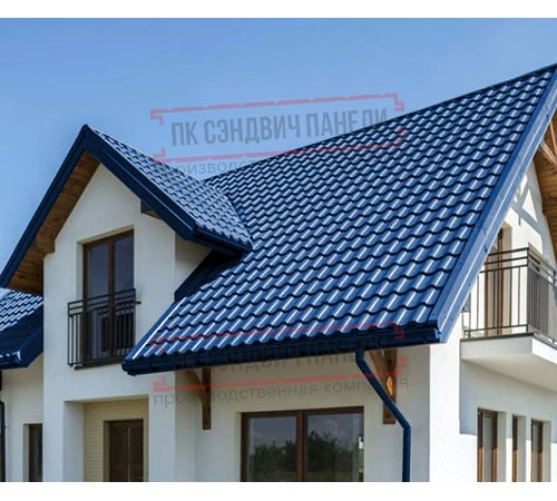 Металлочерепица Монтекристо-ML RAL5005 Norman-0.5