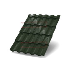 Металлочерепица Монтекристо-SL RAL6007 Viking E-0.5