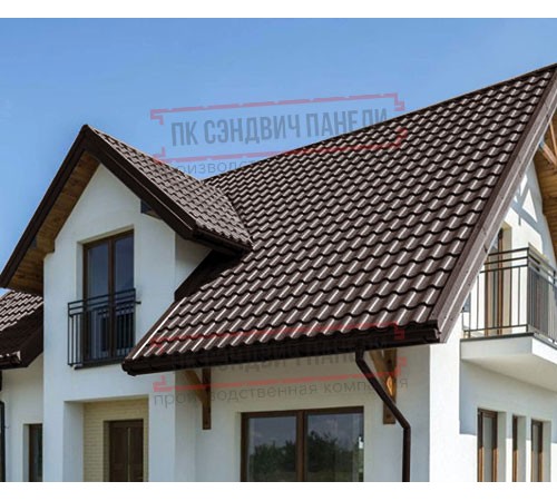 Металлочерепица Монтекристо-X RAL8017 Norman-0.5