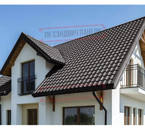 Металлочерепица Монтекристо-S RR32 Norman-0.5