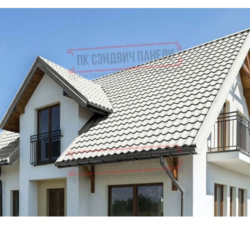 Металлочерепица Монтекристо-X RAL9003 Norman-0.5