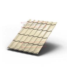 Металлочерепица Монтеррей RAL1015 Полиэстер-0.45