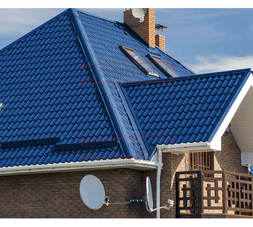 Металлочерепица Монтеррей RAL5005 Norman-0.5