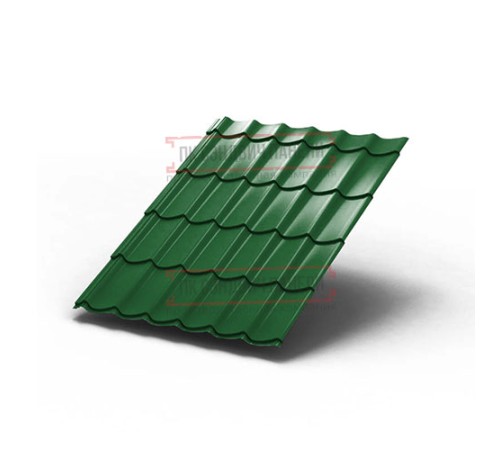 Металлочерепица Ламонтерра RAL6002 Полиэстер-0.5