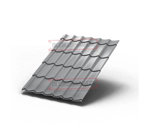 Металлочерепица Ламонтерра RAL7004 Полиэстер-0.45