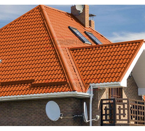 Металлочерепица Монтеррей RAL2004 Полиэстер-0.45