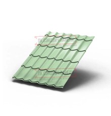 Металлочерепица Монтеррей RAL6019 Norman-0.5