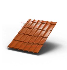 Металлочерепица Монтеррей Copper/Copper AGNETA-0.5