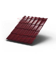 Металлочерепица Ламонтерра RAL3005 Призма-0.5