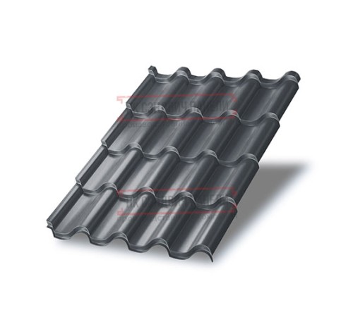 Металлочерепица Монтерроса-XL RR23 PURETAN-0.5