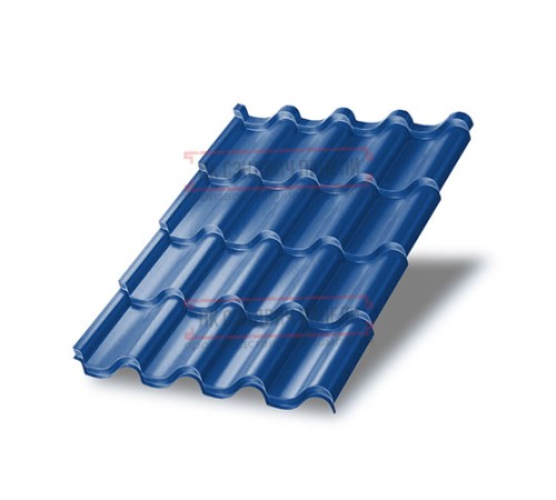 Металлочерепица Монтерроса-SL RAL5005 Призма-0.5