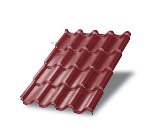 Металлочерепица Монтерроса-S RAL3011 PURMAN-0.5