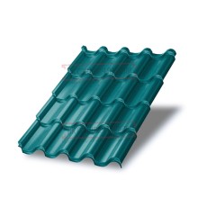 Металлочерепица Монтерроса-ML RAL5021 Norman-0.5