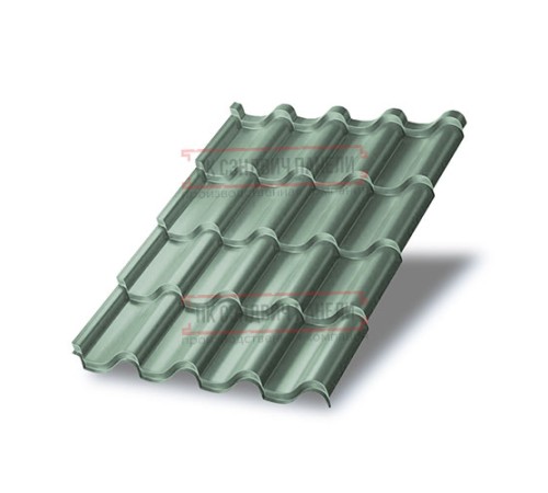 Металлочерепица Монтерроса-XL Tourmalin PURMAN-0.5