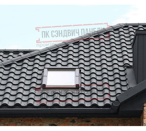 Металлочерепица Монтерроса-S RR23 PURETAN-0.5