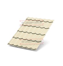 Металлочерепица Ламонтерра X RAL1015 Полиэстер-0.5