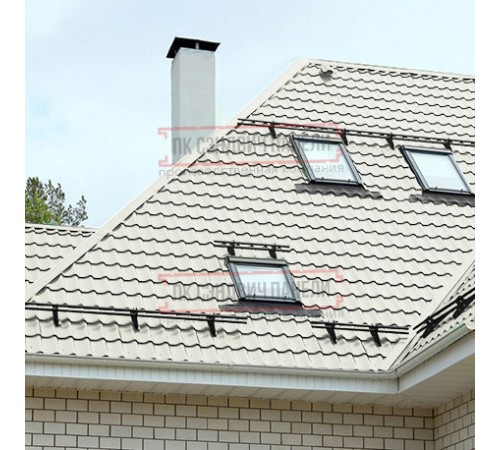 Металлочерепица Супермонтеррей RAL9010 PURMAN-0.5