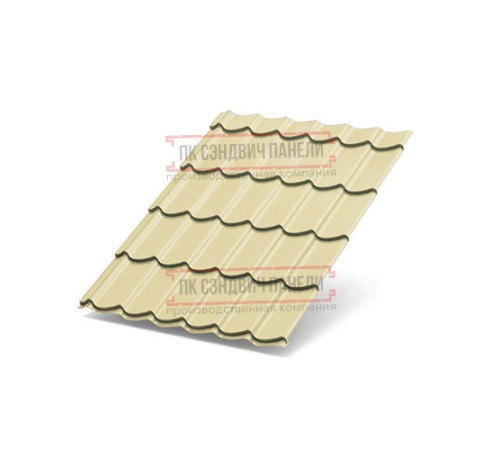 Металлочерепица Ламонтерра X RAL1014 Norman-0.5