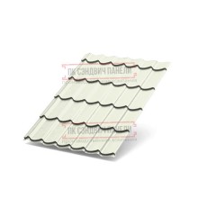 Металлочерепица Супермонтеррей RAL9010 Полиэстер-0.45