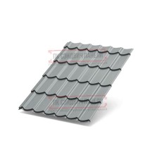 Металлочерепица Ламонтерра X RAL7004 Norman-0.5